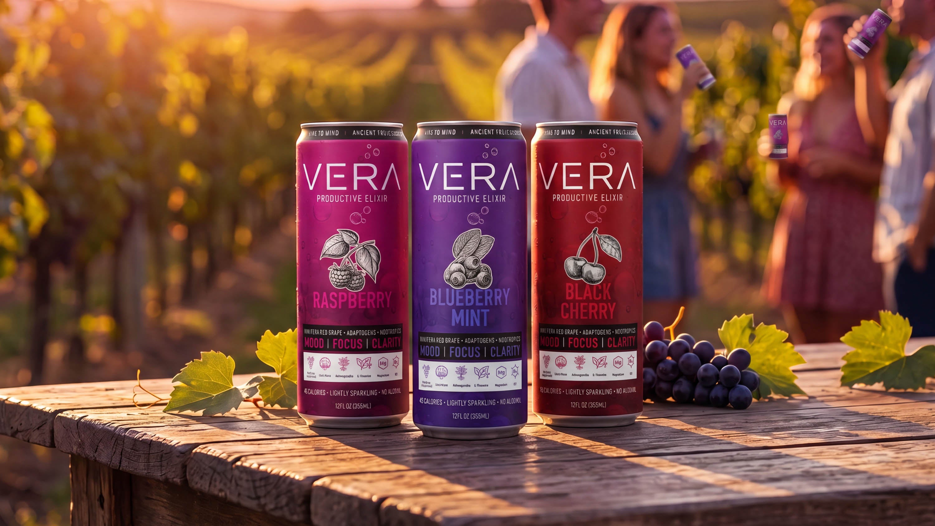 BUILT ON GRAPES. NOT SHORTCUTS.